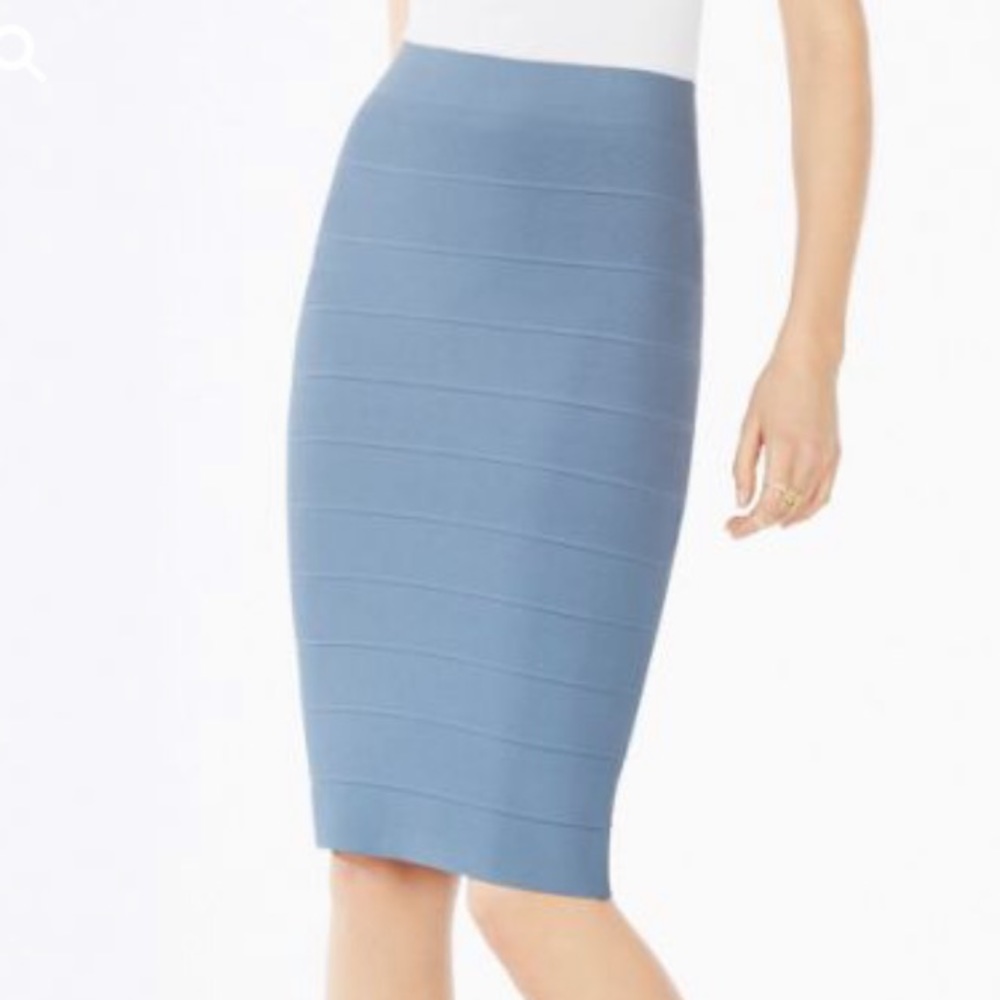 BCBG Blue Bandage Skirt (M)